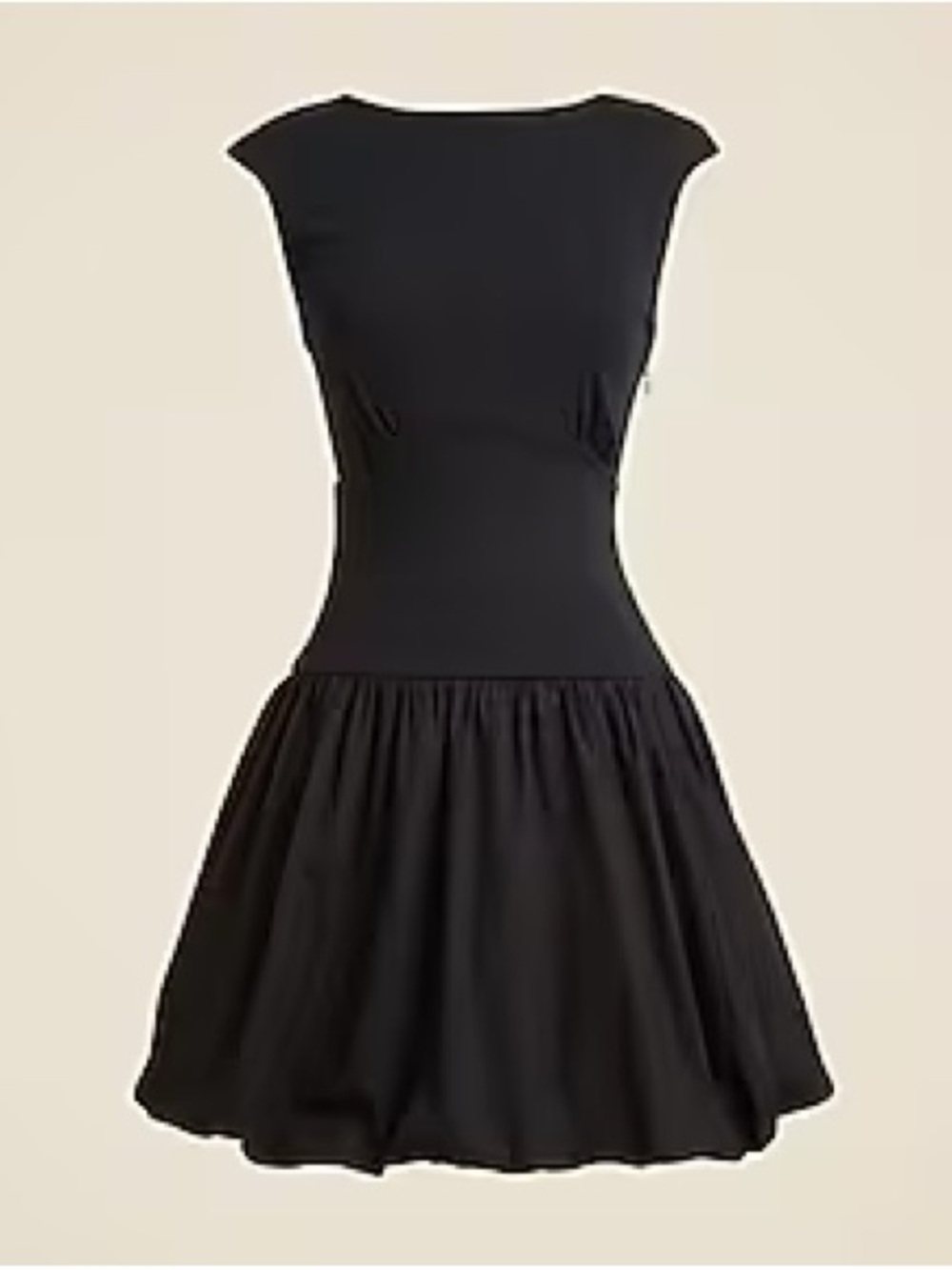 Classic Black Fit-and-Flare Dress - Picture 1 of 4